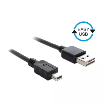 Cavo USB DeLOCK 0,5 m USB2.0-A USB2.0 Mini-B