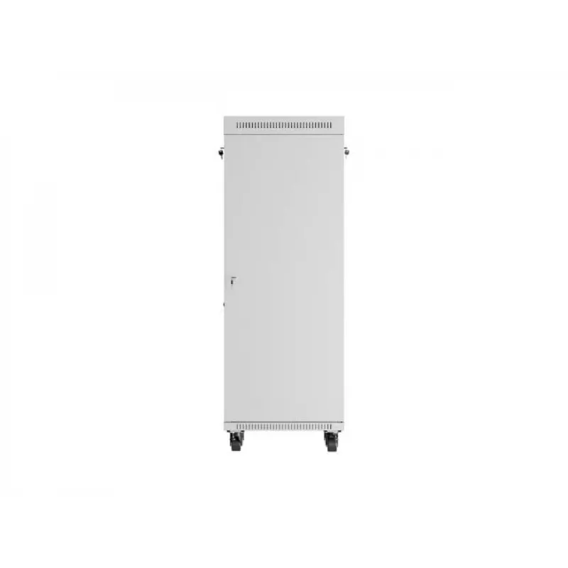 Armadio rack a pavimento LANBERG 19 pollici 32U 600×600 mm grigio con porte perforate e LCD (flat pack)
