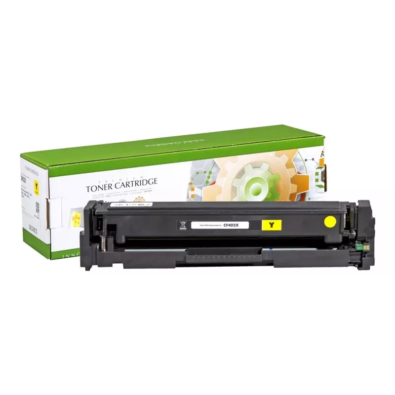 Cartuccia toner STATIC compatibile con HP CF402X giallo alta capacità compatibile 2.300 pagine