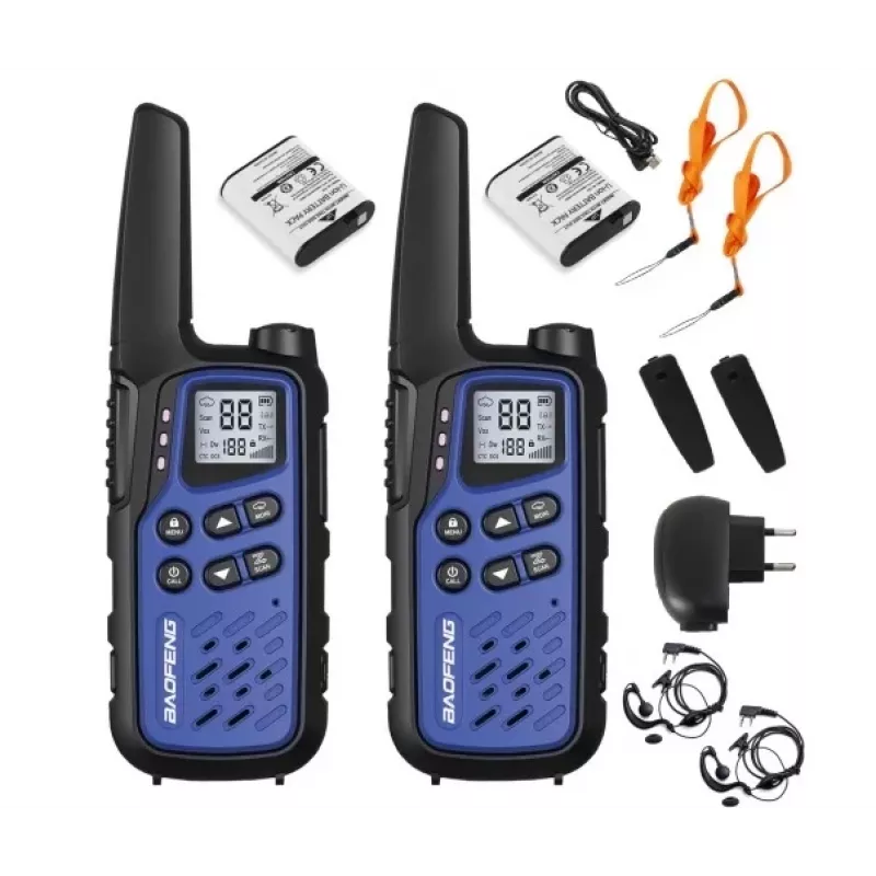 Walkie-talkie Baofeng BF-T25E blu, 2 pezzi