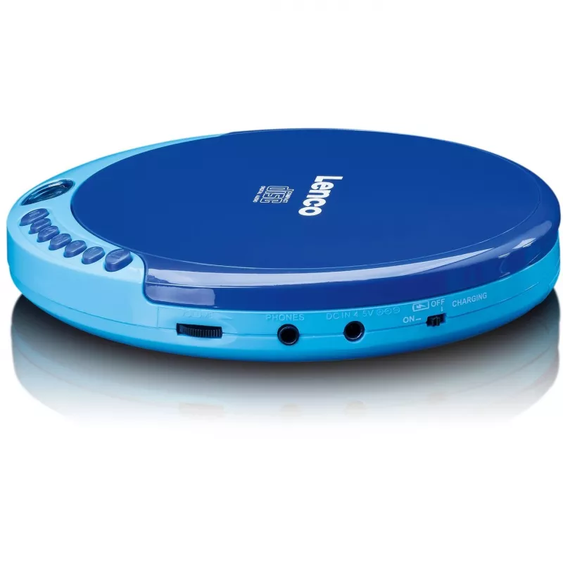 Lettore CD portatile Lenco CD-011 blu