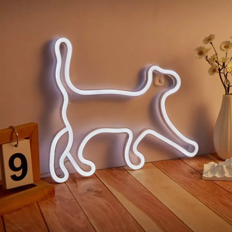 Lampada decorativa neon MANTA SNL70WH Style Neon Lights CAT 2 bianco 70 cm