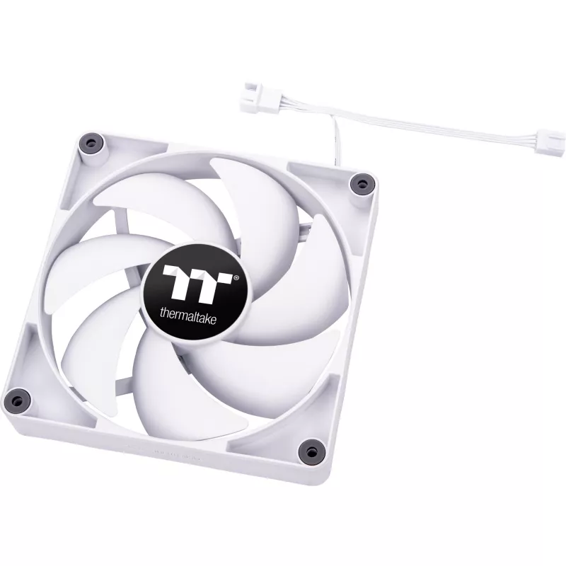 Ventola per case Thermaltake CT120 120mm bianca confezione da 2