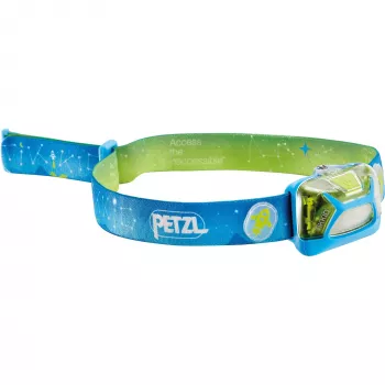 Petzl TIKKID - Lampada frontale - blu - IPX4 - CE - CPSIA - 4 lm - 30 lm