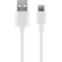Wentronic 45563 1 m USB A USB C connettore maschio connettore maschio bianco cavo USB (45563)