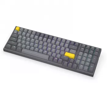 Celeris 1800, tastiera gaming grigia, layout US, ENDORFY Yellow di Gateron