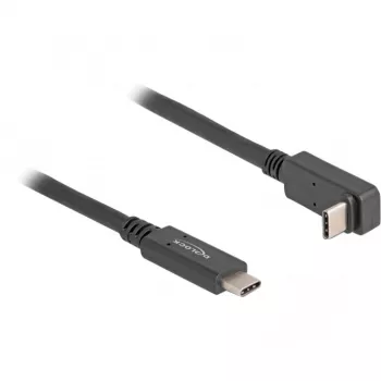 Cavo USB DeLOCK USB Type-C maschio su USB Type-C maschio angolare 2 m 5 Gbit/s 4K PD 60W