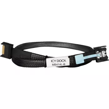 ICY DOCK MB414L-B cavo MCIO 4i SFF-TA-1016 a MCIO 4i SFF-TA-1016, 0,5 m