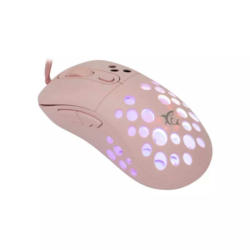 Mouse White Shark GM-5013 Azrael rosa USB