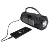 Tracer Explorer TRAGLO47616 speaker Bluetooth portatile, TWS, Bluetooth 5.3, 15 W RMS, radio FM, torcia, pannello solare, power bank da 1800 mAh, microSD, nero
