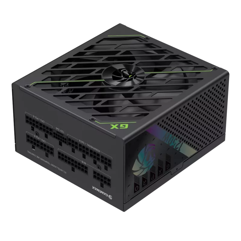 Alimentatore Gamemax, 80 PLUS, Gold | GX PRO 1250G | 1250 W | completamente modulare