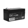 Green Cell AGM17 batteria per UPS, AGM al piombo acido sigillata (VRLA), 12 V 1,2 Ah, 0,5 kg, nera