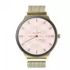 Smartwatch Garett Verona 2 Gold Mesh con Bluetooth e misuratore di frequenza cardiaca