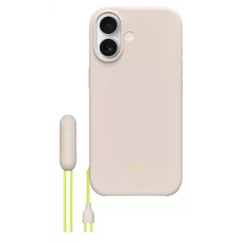 Apple Beats iPhone 17 Custodia con kickstand compatibile MagSafe e controllo fotocamera, Limestone, MGTL4LL/A