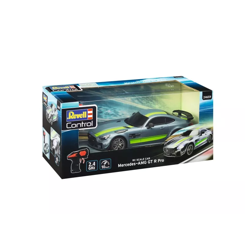 Auto RC in scala Mercedes - AMG GTR Pro
