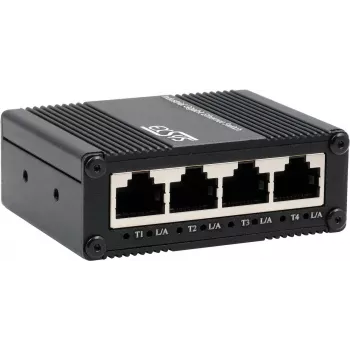 Switch industriale 5 porte Gigabit Exsys EX-62021 con alimentazione USB-C, unmanaged