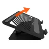 Supporto per laptop MEDIA-TECH MT2662 – regolabile in altezza, pieghevole in alluminio per laptop da 10–17