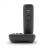Gigaset E290A Telefono analogico/DECT con identificazione chiamante Nero