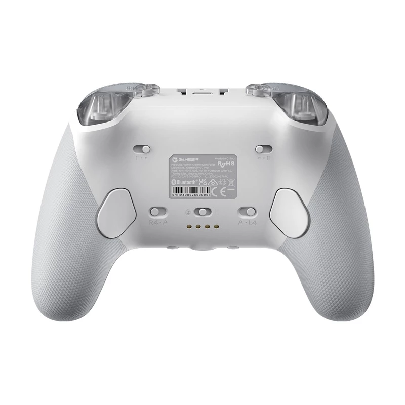 Controller da gaming GameSir G7 PRO Mech White – supporto con cavo/senza fili, layout ergonomico