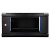 EXTRALINK LITE 4U 530X400 armadio rack a parete nero con ripiano