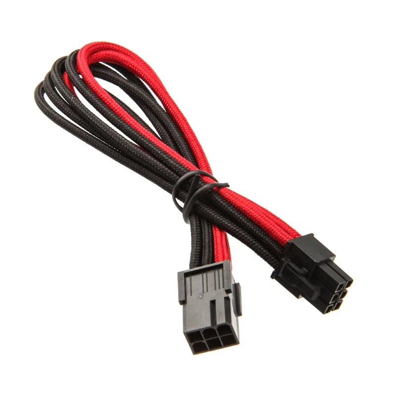 Cavo SilverStone PCIe 6 pin a PCIe 6 pin 250mm - nero/rosso