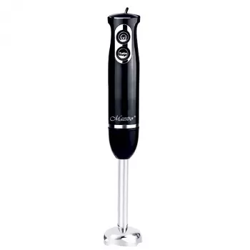 Frullatore Maestro MR-511 — 500 W, 2 velocità, impulso, turbo, contenitore removibile da 900 ml, lame in acciaio inox, nero