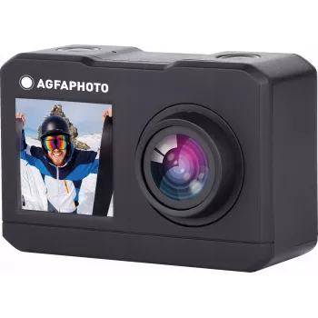 Action cam AgfaPhoto Action Sportkamera 16 MP 2K Ultra HD CMOS Wi-Fi 58 g (AC7000BK)