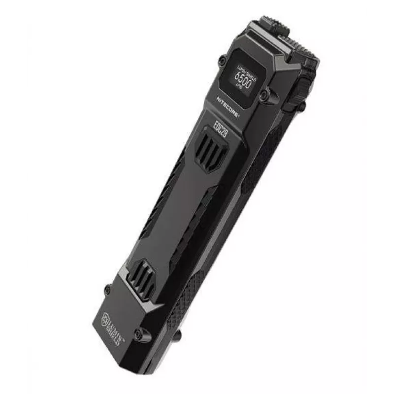 Torcia portatile Nitecore EDC29 corpo in acciaio inox, 2 LED, 15–6500 lm, IP54, USB ricaricabile