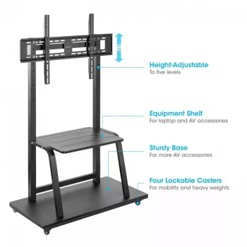 Supporto a carrello MANHATTAN per 1 schermo, 37–100