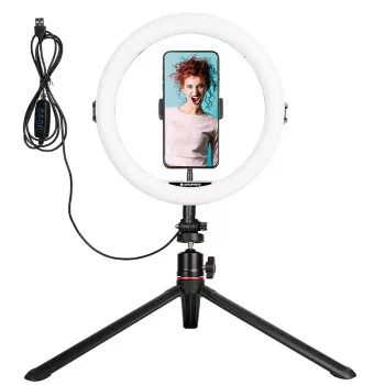 Agfa Arl11 Ring Light 120 LED Ring Vlog + treppiede + telecomando
