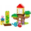 Lego 10431 Duplo Peppa Pig set gioco giardino e casa sull'albero