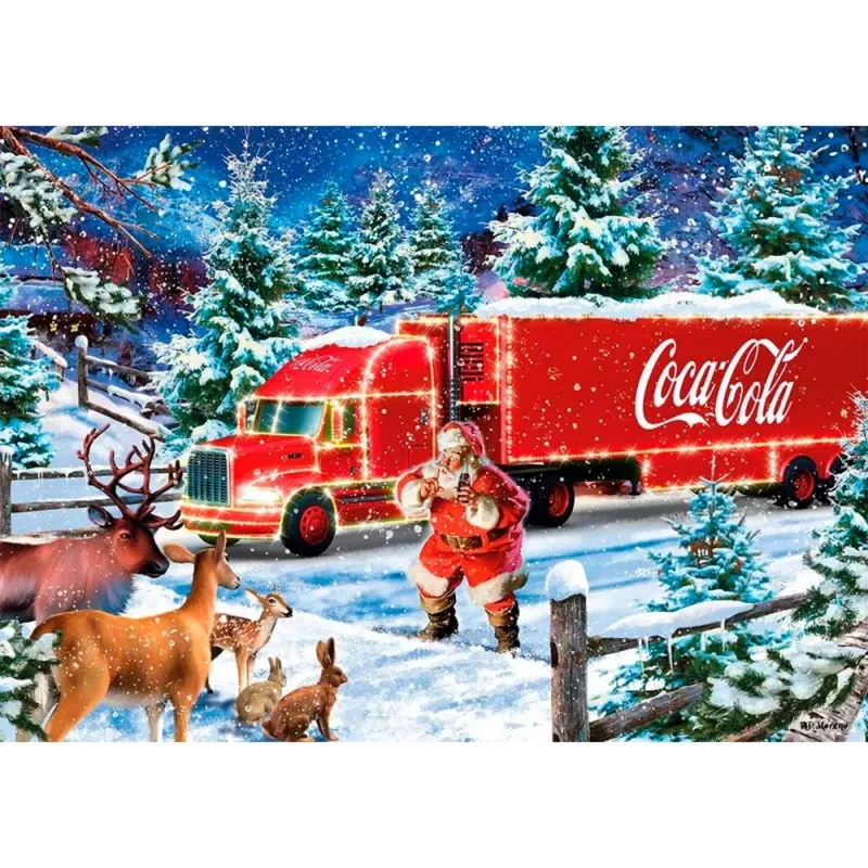 Puzzle Schmidt Spiele Coca Cola Christmas Truck 1000 pezzi