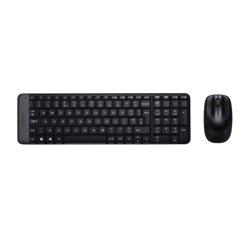 Wireless Combo MK220, wireless, RF Wireless, QWERTZ, nero, mouse