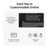 Tastiera meccanica Keychron Q1 Max 75% con Banana Switches, Carbon Black