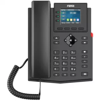 Telefono IP Fanvil X303W nero