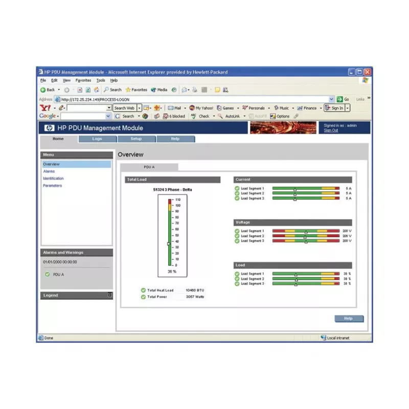 HPE modulo di gestione PDU per PDU monitorate