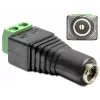Adattatore per cavo DeLOCK 65485 DC 2,5 x 5,5 mm 2p nero verde