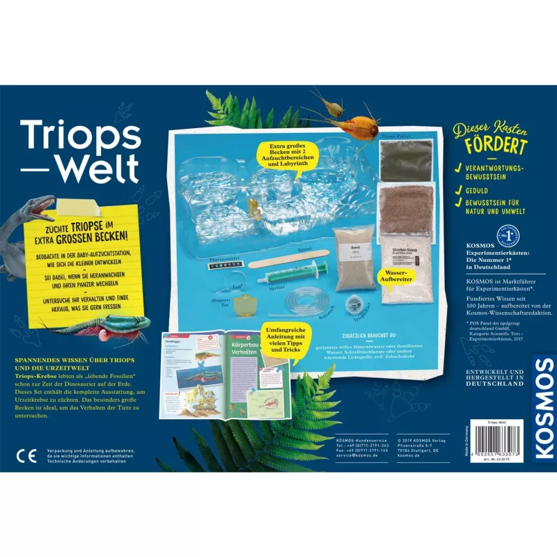 Kosmos 633073 Triops World kit di esperimenti