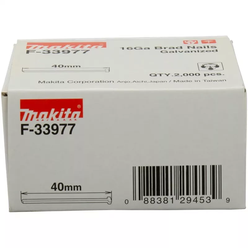 Makita F-33977 chiodi, 1,3 x 40 mm, 2000 pz.