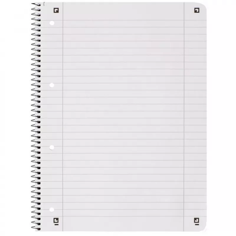 Blocco per appunti Oxford TOUCH A4+ 80 fogli aqua