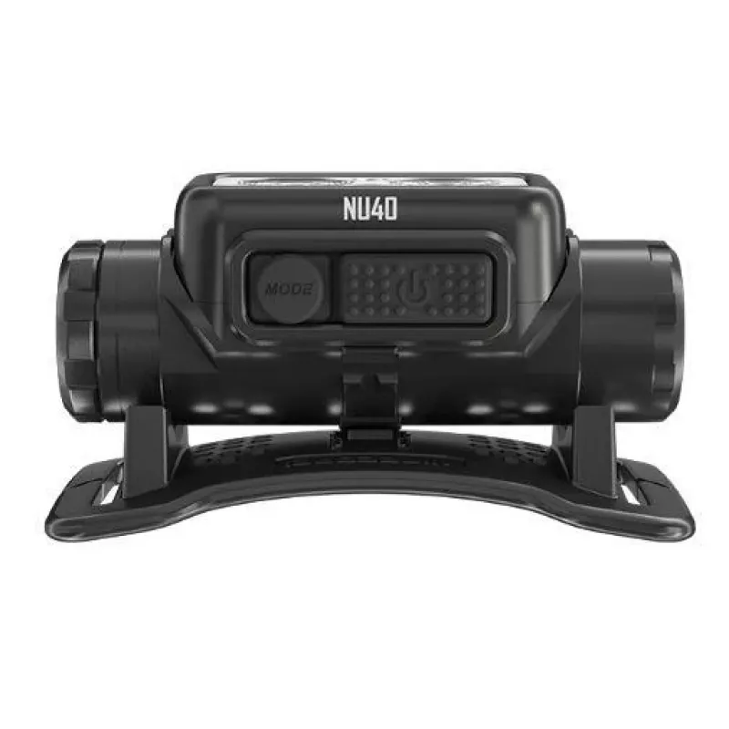 Torcia frontale Nitecore NU40 nero LED 2 lampade IP68