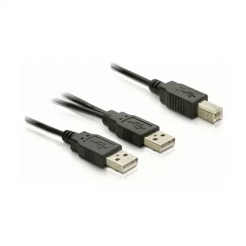 Cavo DELOCK USB 2.0 B -> USB-A Power + Power/Data
