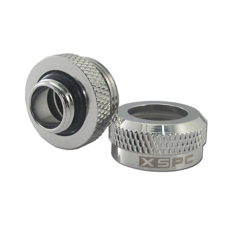 Connettore XSPC G1/4 per hardtube 14mm, cromato - 8 pezzi