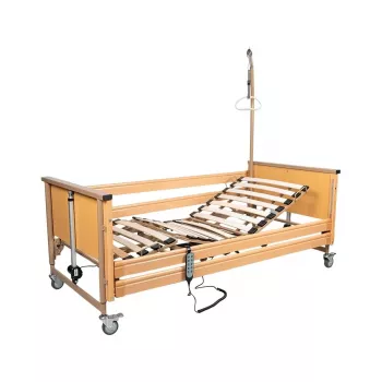 Letto riabilitativo MDH CAREBED MODEL SMART con altezza regolabile 39–80 cm, telaio in acciaio, peso massimo utente 135 kg, angolo schienale 0–70°, angolo gambe 0–35°