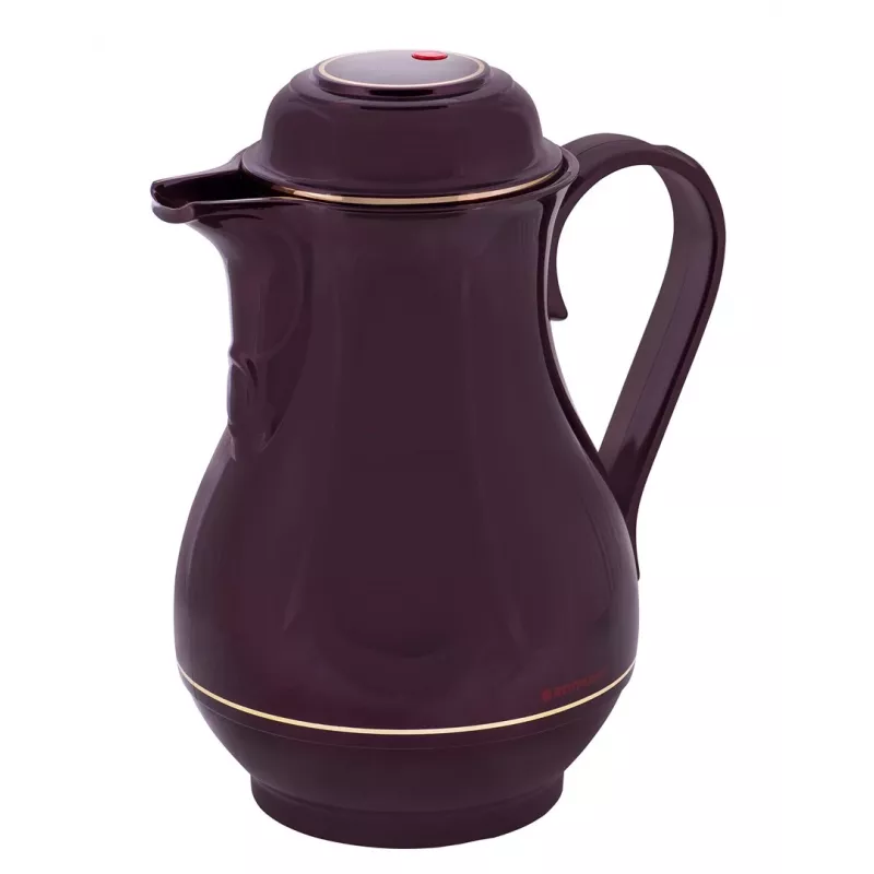 Borraccia termica ROTPUNKT 330-16-04-0 1 L, rosso ciliegia, mantiene caldo 24 h, freddo 36 h
