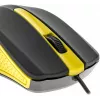 Mouse USB con cavo, 3 tasti, superficie gommata