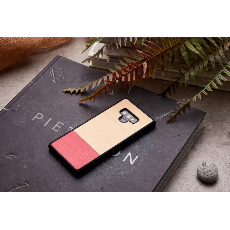 Custodia per smartphone Mann und Holz per Galaxy Note 9 – nero, design a strisce larghe