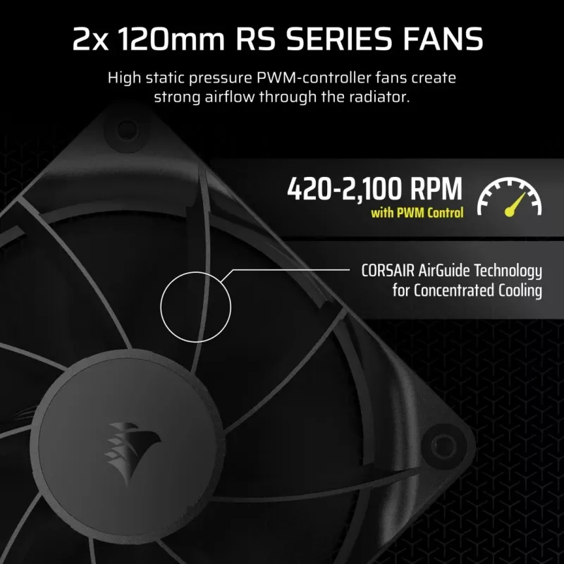 Corsair NAUTILUS 240 RS Dissipatore liquido All-in-One per scheda madre nero