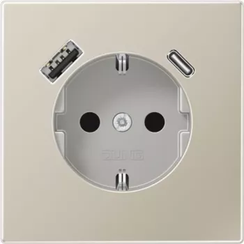 Jung ES1520-15CA presa SCHUKO con USB tipo AC (ES1520-15CA)