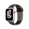 Cinturino per Apple Smartwatch, 41 mm Olive Grigio/Nero Nike Sport Band, fluoroelastomero, polso 130–200 mm